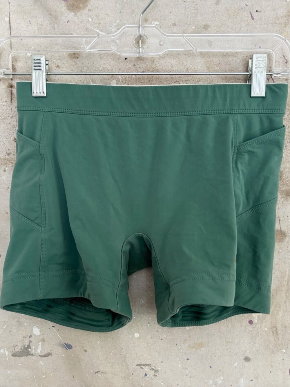 Tracksmith Turnover Short Tights in Emerald